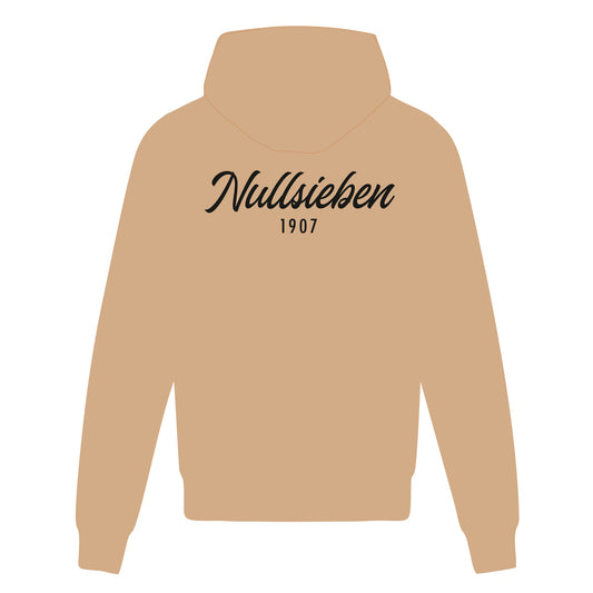 SVKT07 Hoodie mit Backprint „Nullsieben 1907“ – Sand