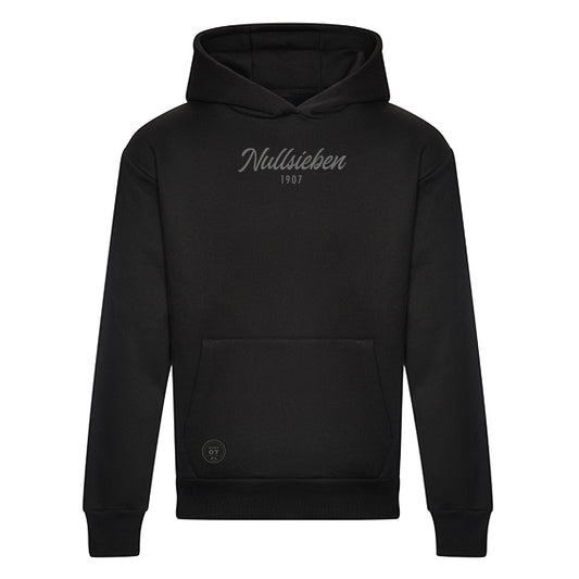 SVKT07 Hoodie mit Backprint „Nullsieben 1907“ – Schwarz