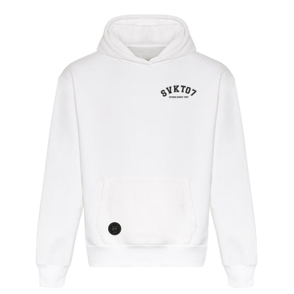 SVKT07 Hoodie mit Backprint „SVKT07 Established“ – Weiß
