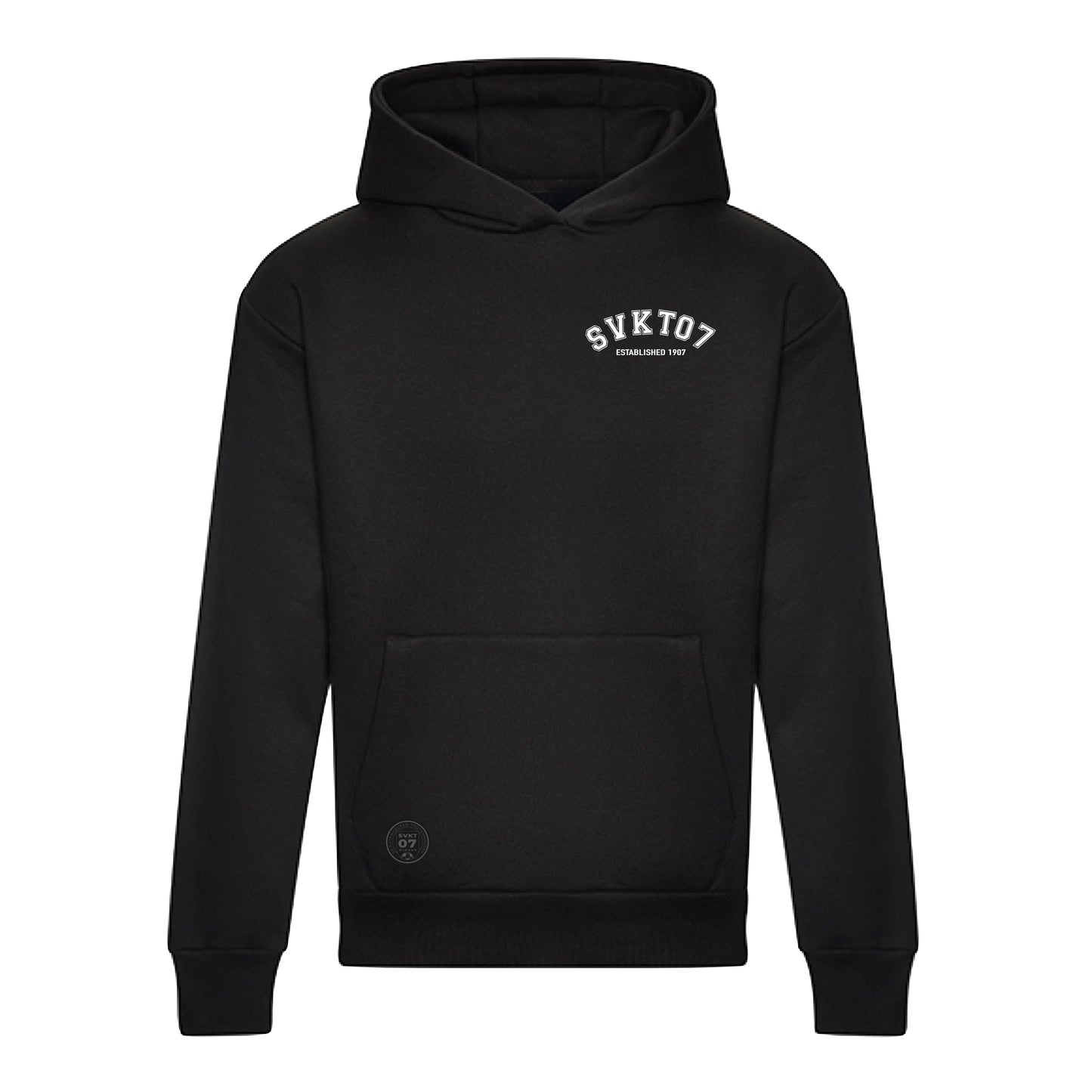 SVKT07 Hoodie mit Backprint „SVKT07 Established“ – Schwarz
