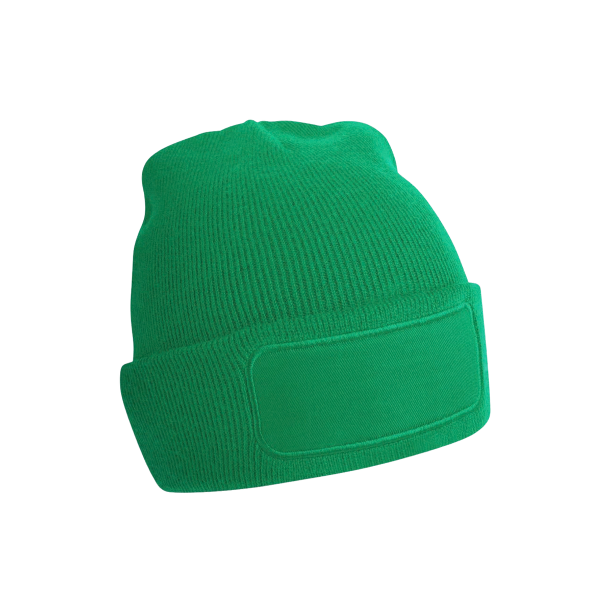 B445 Beanie mit eckigem Patch