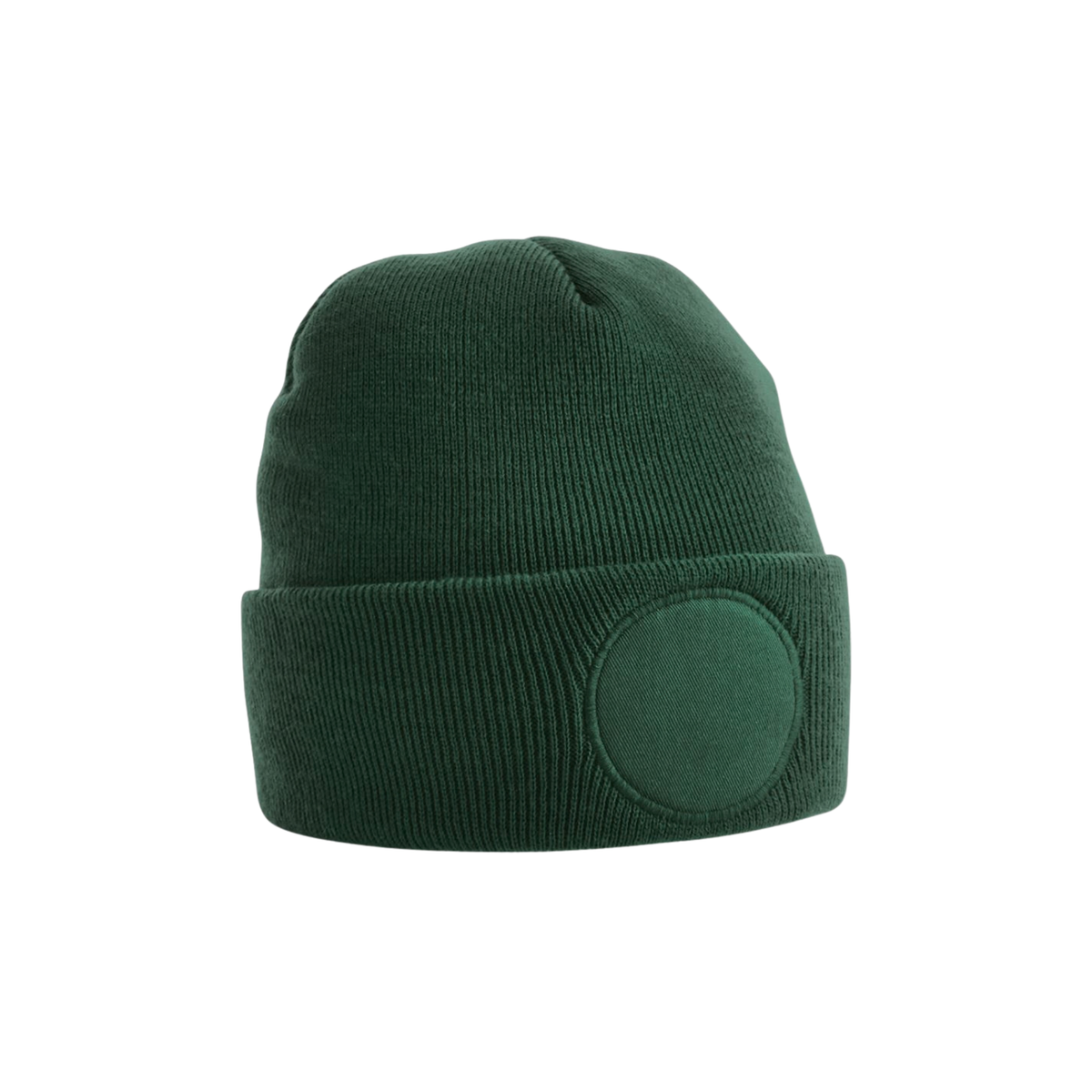 B446 Beanie mit rundem Patch