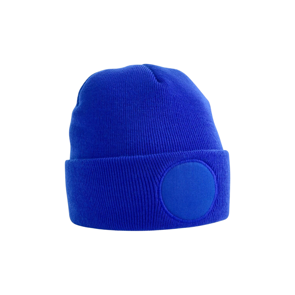 B446 Beanie mit rundem Patch