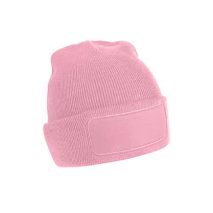 B445 Beanie mit eckigem Patch
