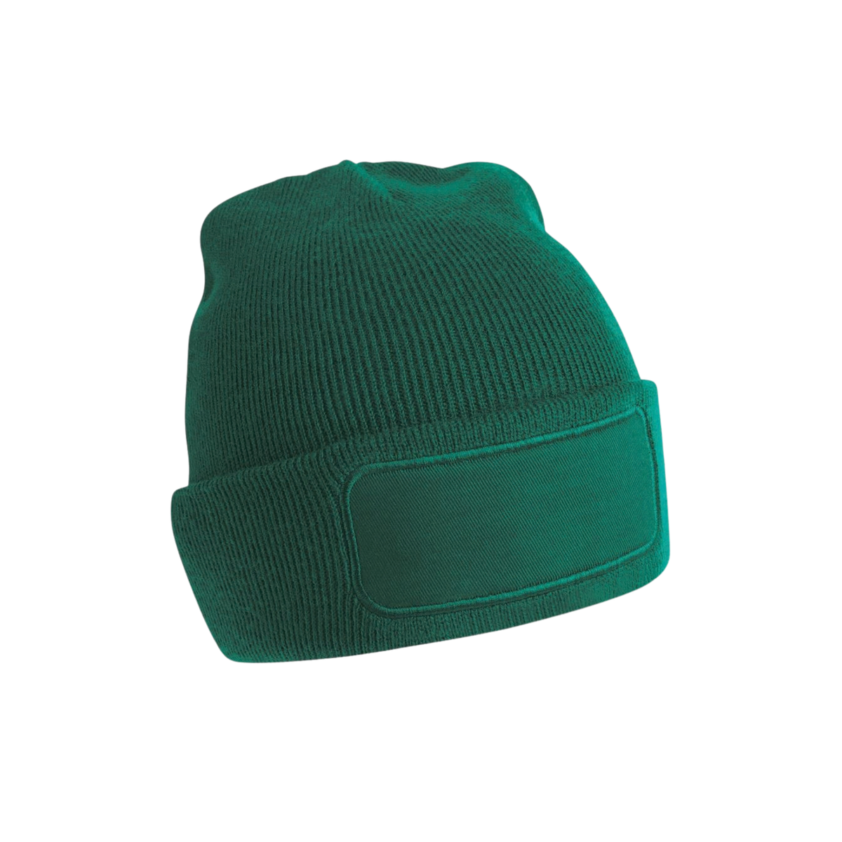 B445 Beanie mit eckigem Patch