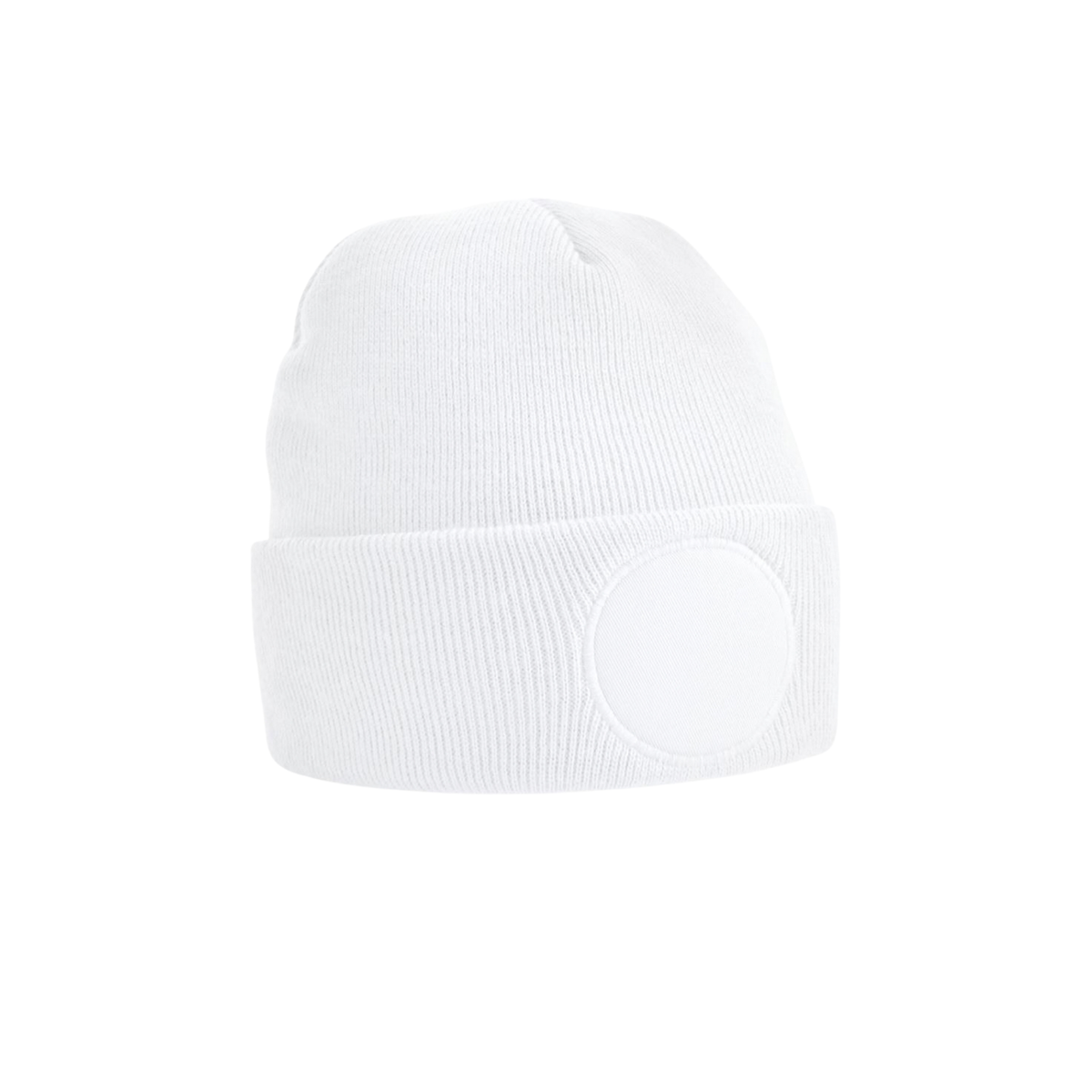B446 Beanie mit rundem Patch