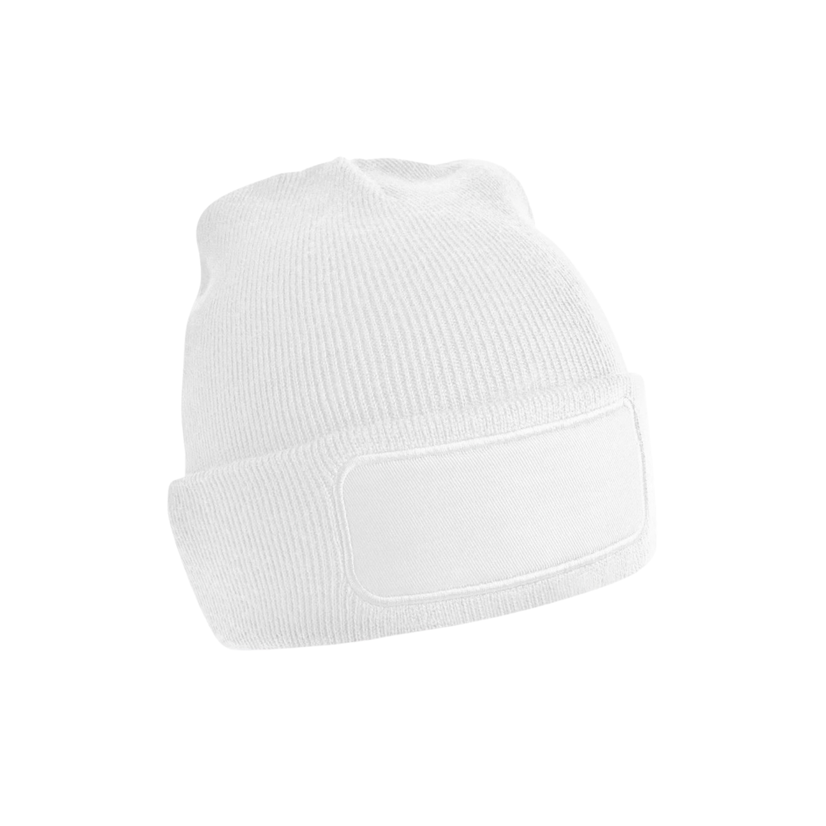 B445 Beanie mit eckigem Patch