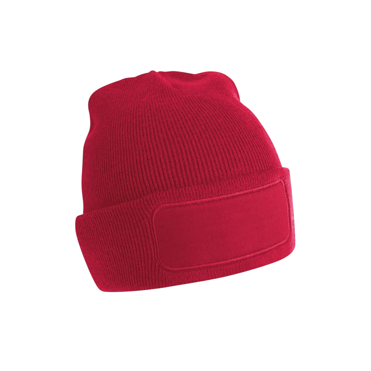 B445 Beanie mit eckigem Patch