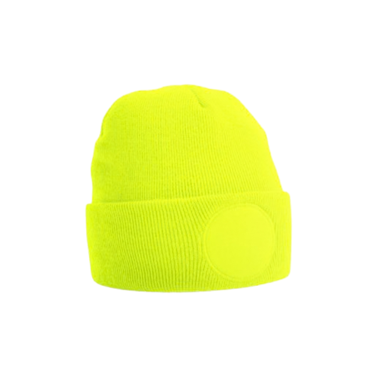 B446 Beanie mit rundem Patch