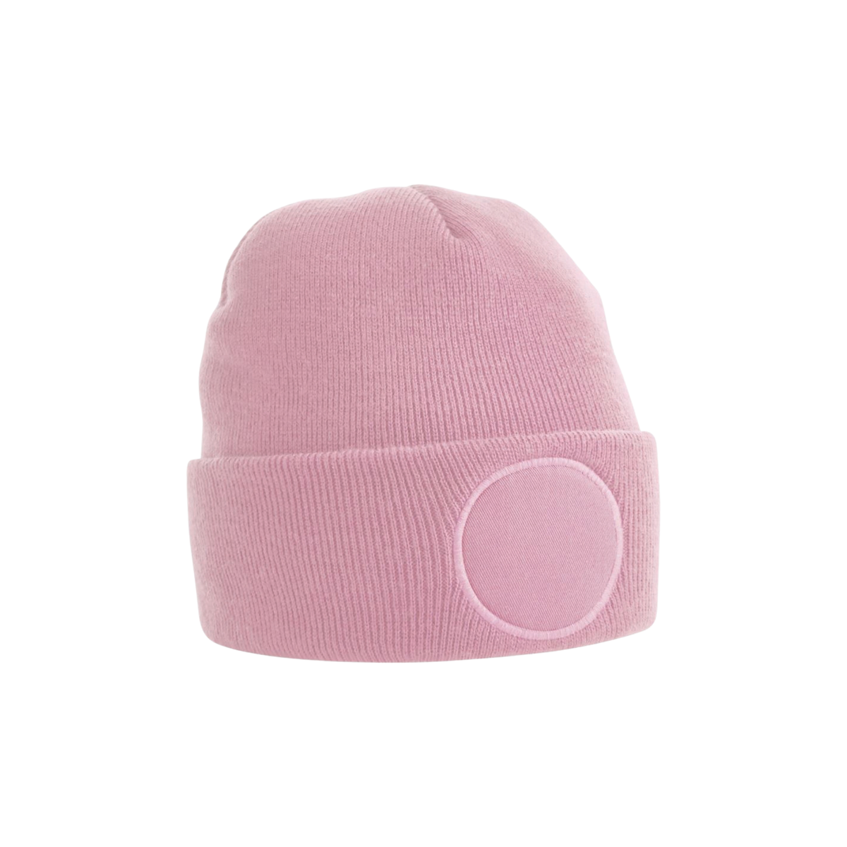 B446 Beanie mit rundem Patch