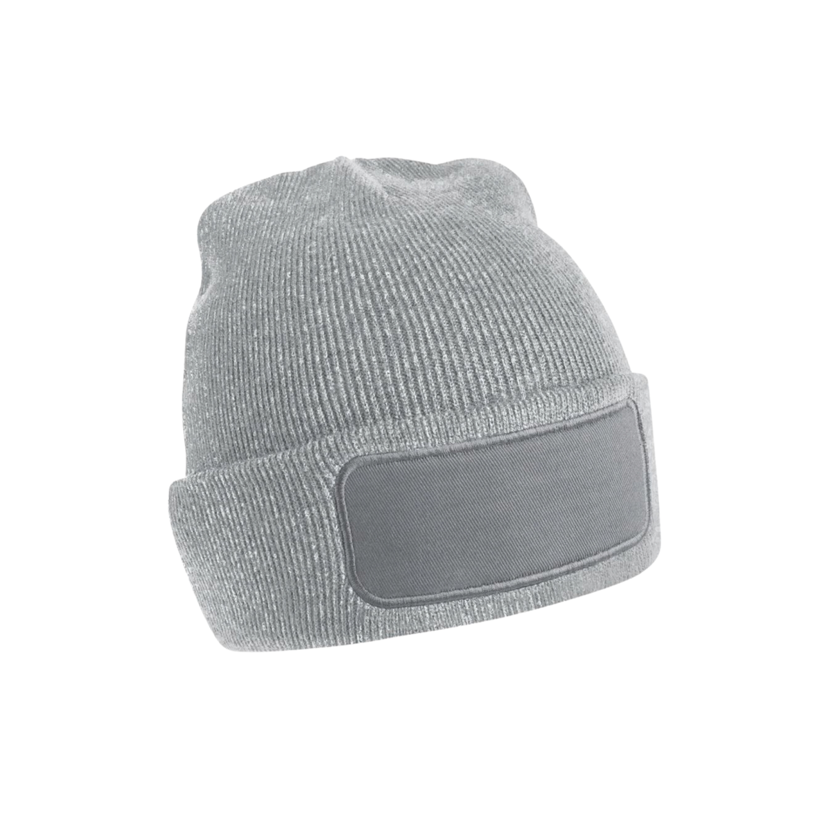 B445 Beanie mit eckigem Patch