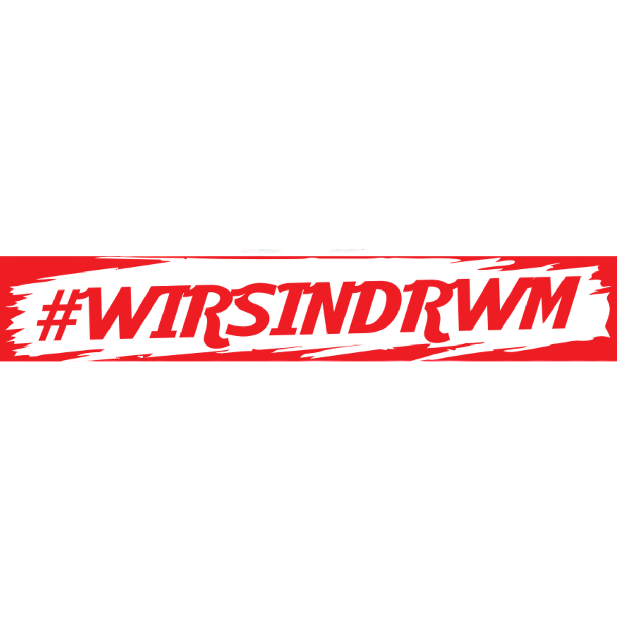RWM Schal rot-weiß