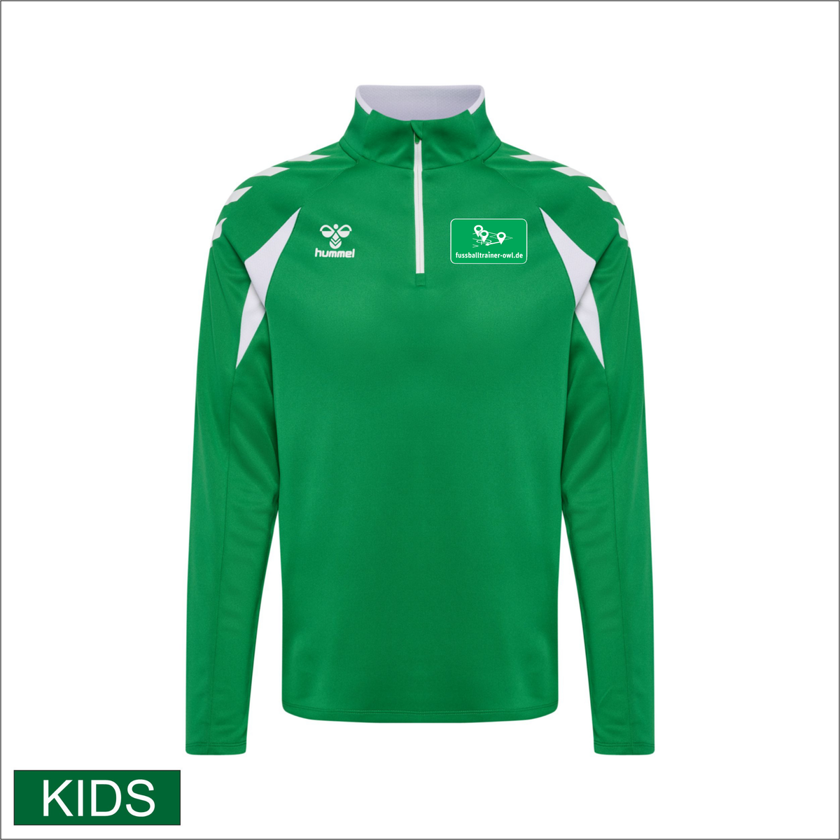 Fußballtrainer OWL | Half Zip Langarm Trikot für Kinder