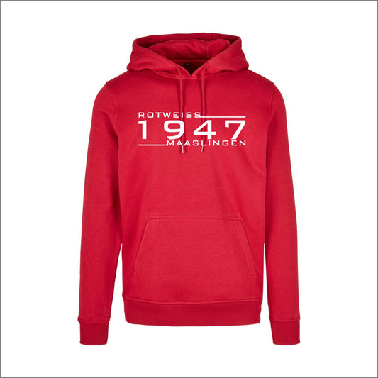 RWM Hoodie " RWM 1947 " - Rot