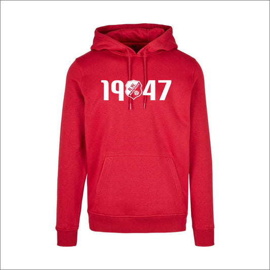 RWM Hoodie "1947 " - Rot