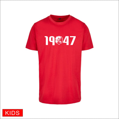 RWM KIDS T-Shirt "1947" - Rot