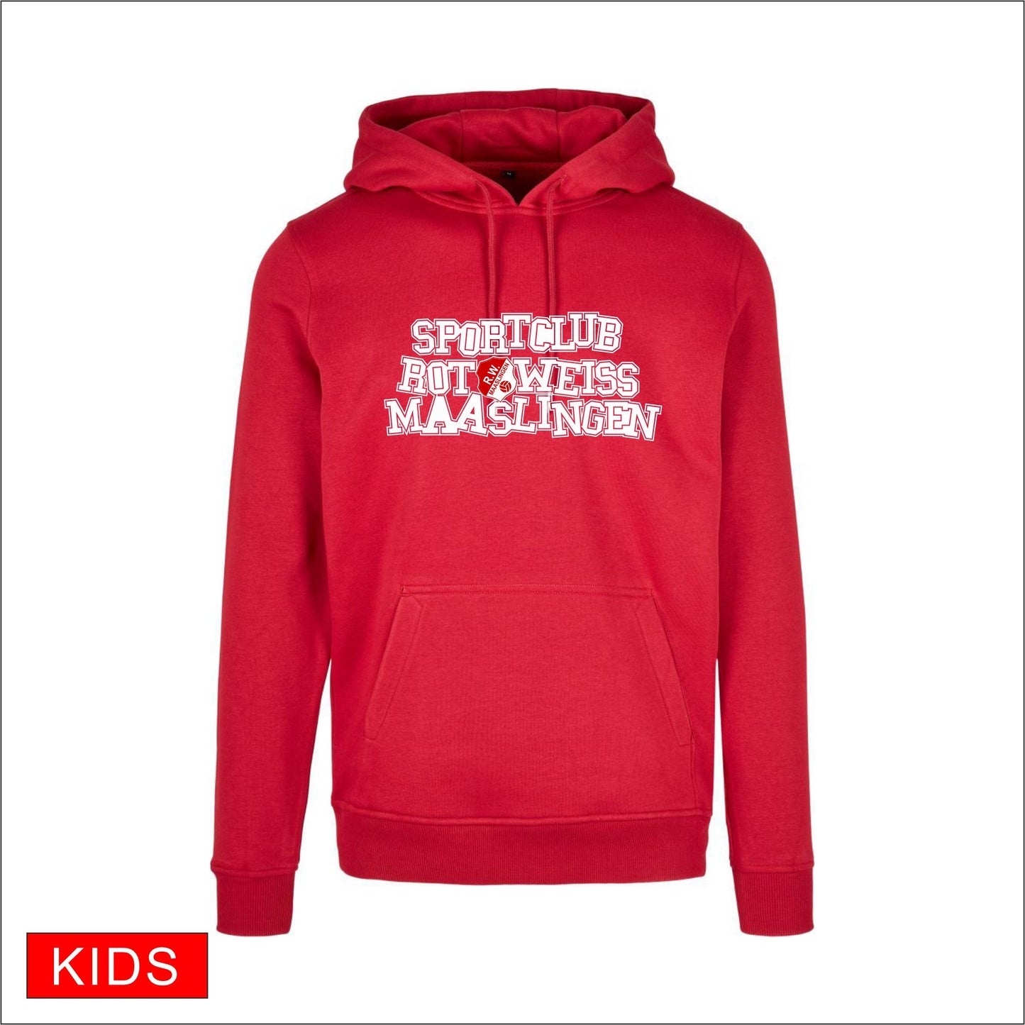 RWM KIDS Hoodie "SPORTCLUB ROT-WEISS MAASLINGEN" - Rot