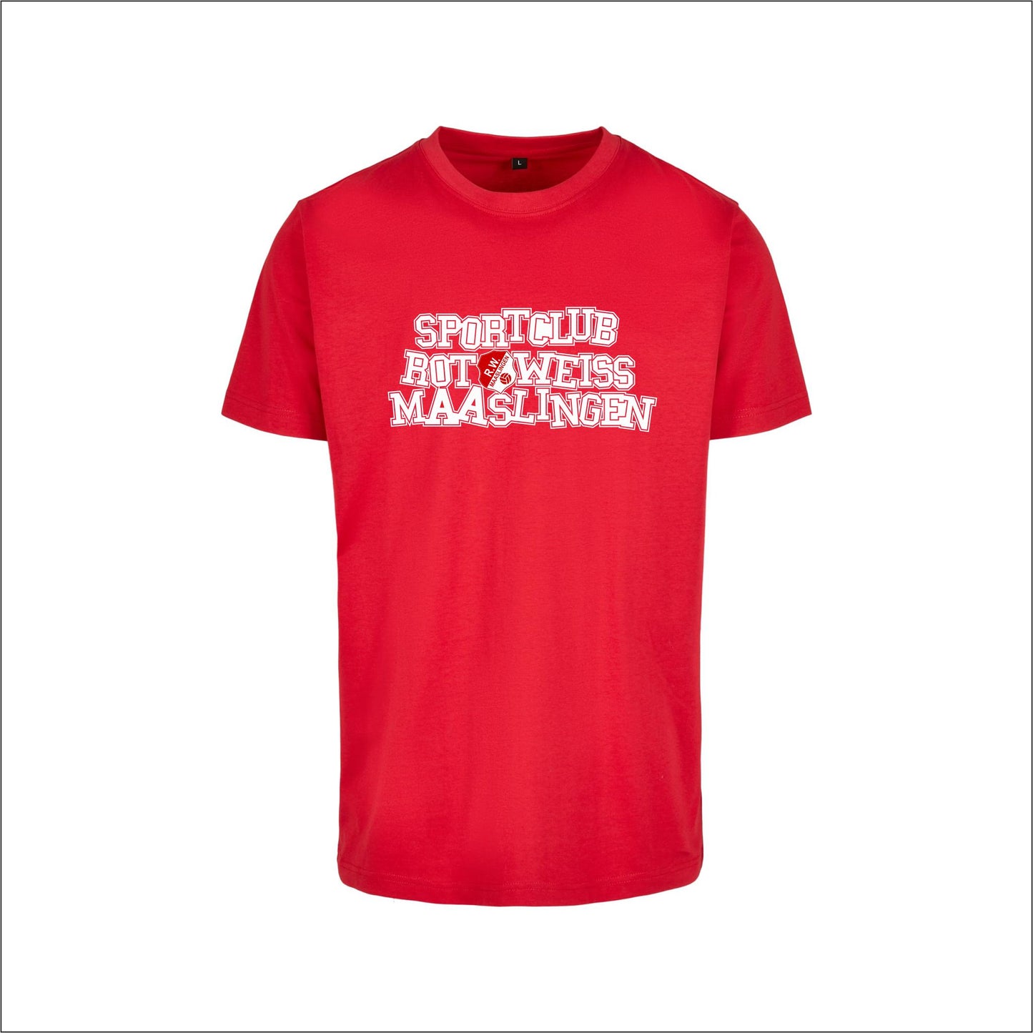 RWM T-Shirt "Sportclub Rot-Weiß Maaslingen" - Rot
