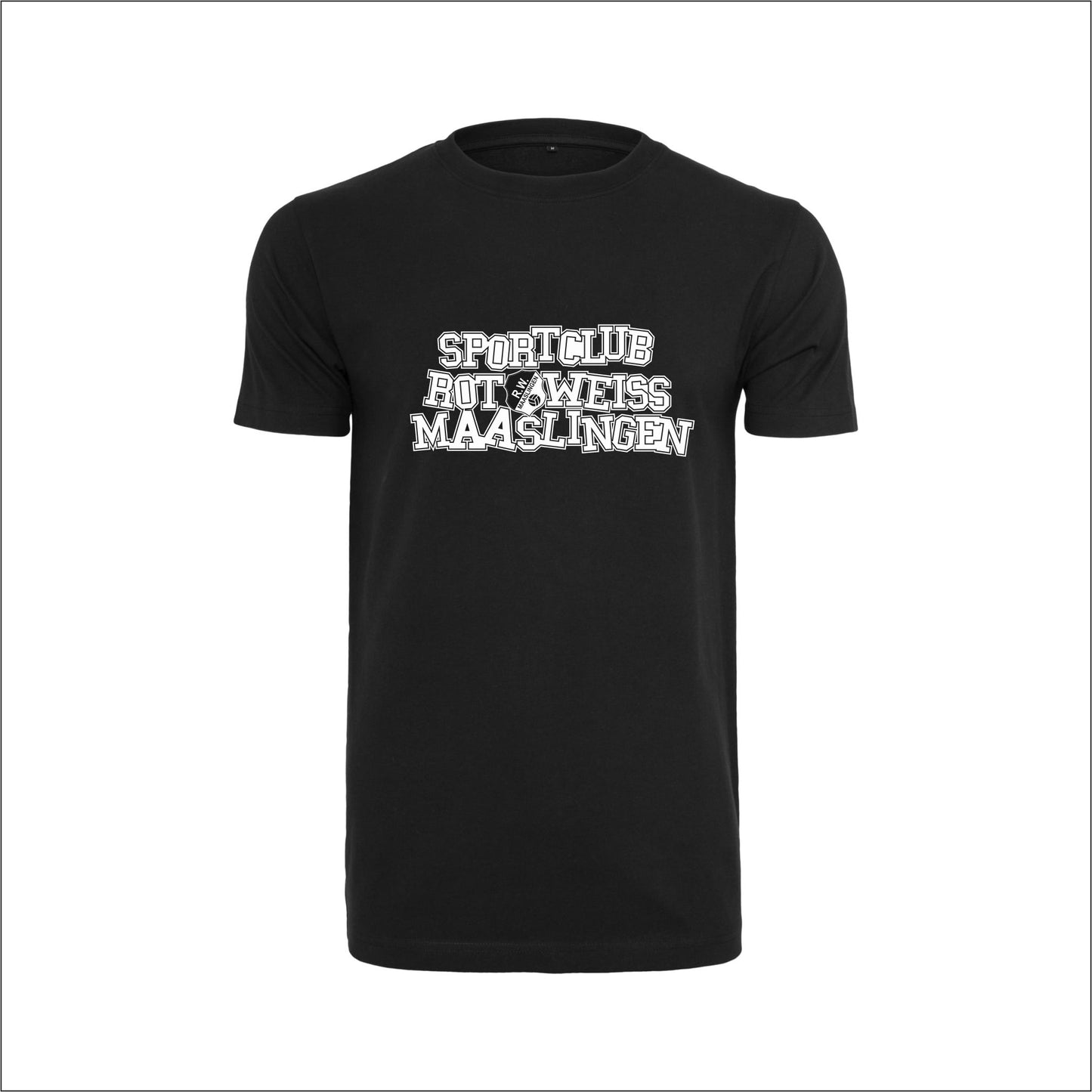 RWM T-Shirt "Sportclub Rot-Weiß Maaslingen" - Schwarz